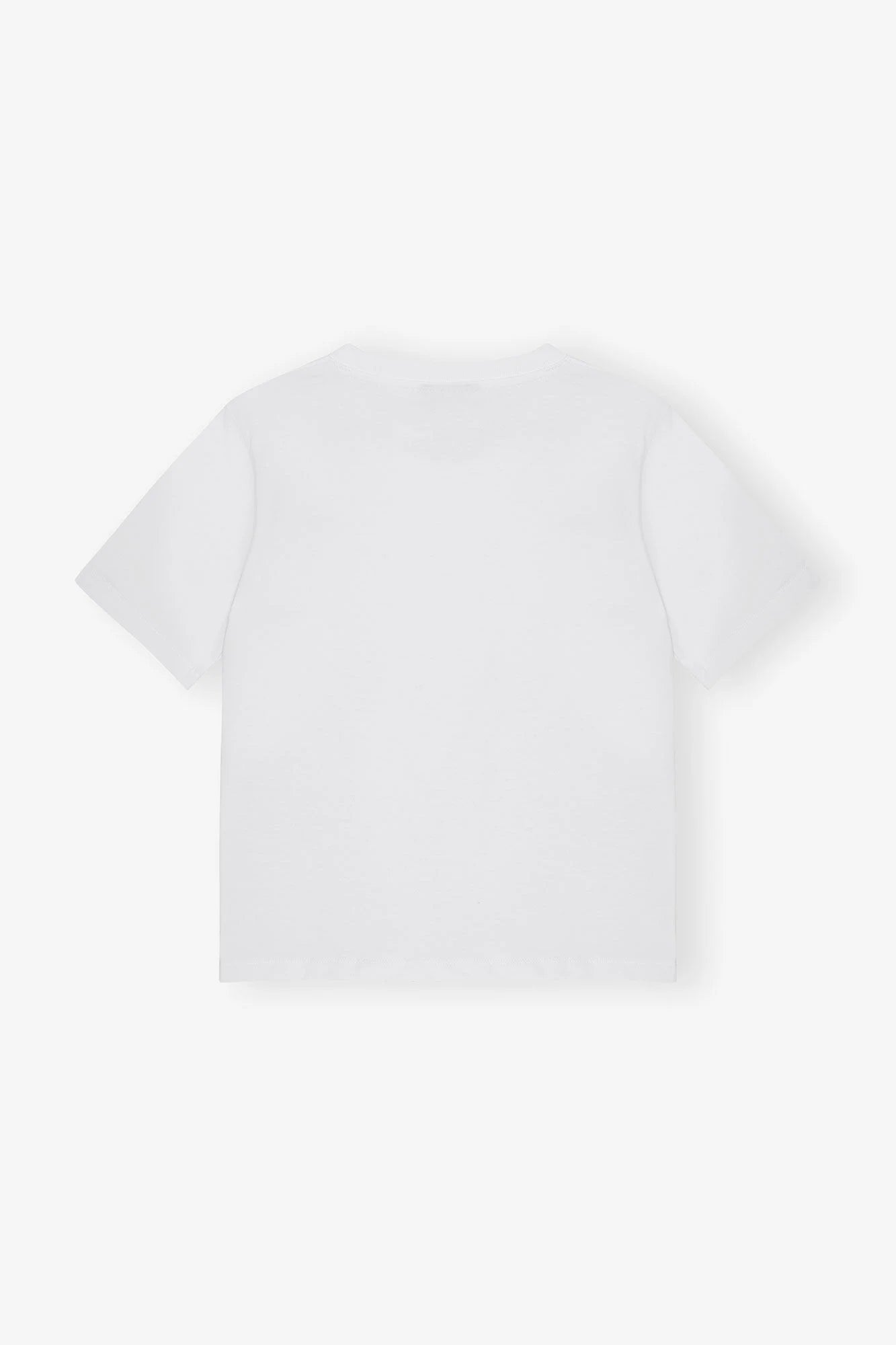 White Heavy Cotton Heart T-Shirt T-Shirts Ganni