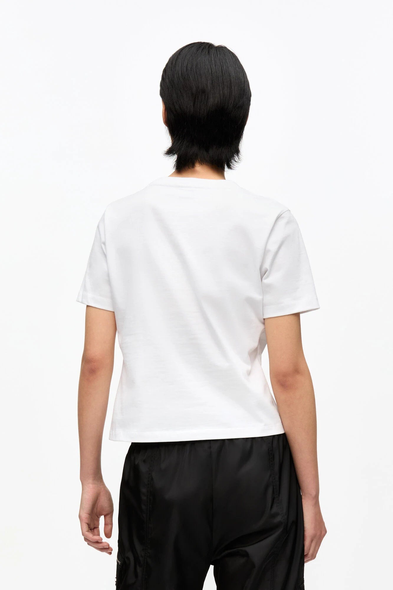 White Heavy Cotton Heart T-Shirt T-Shirts Ganni