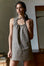 Eloise Tie Neck Dress Dresses Geel