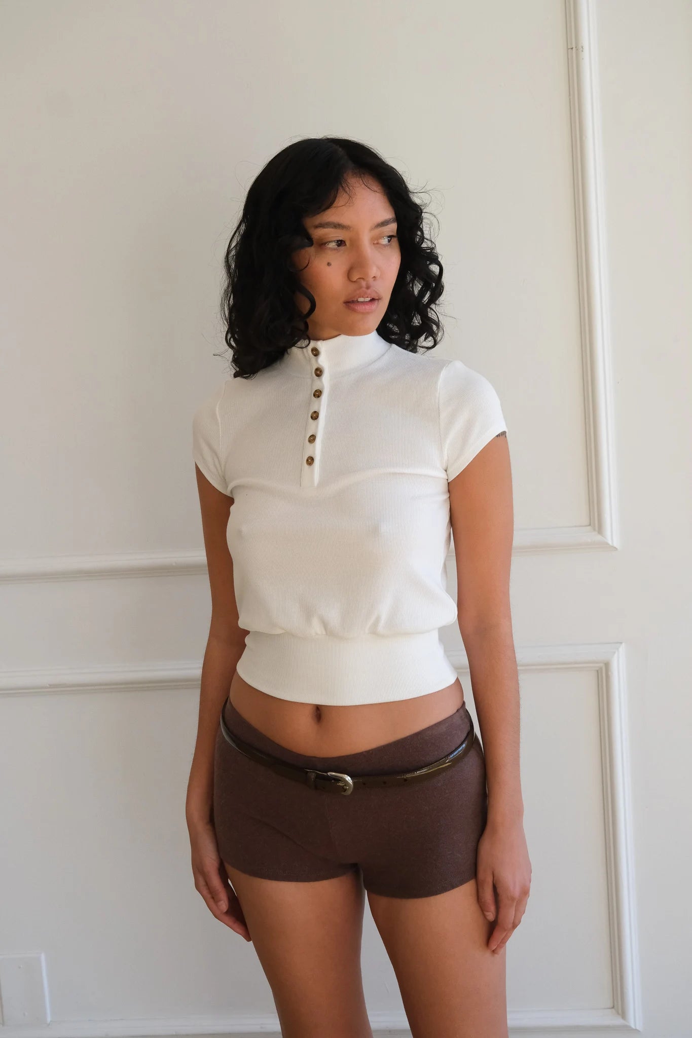 Jasper Tee Tops Geel