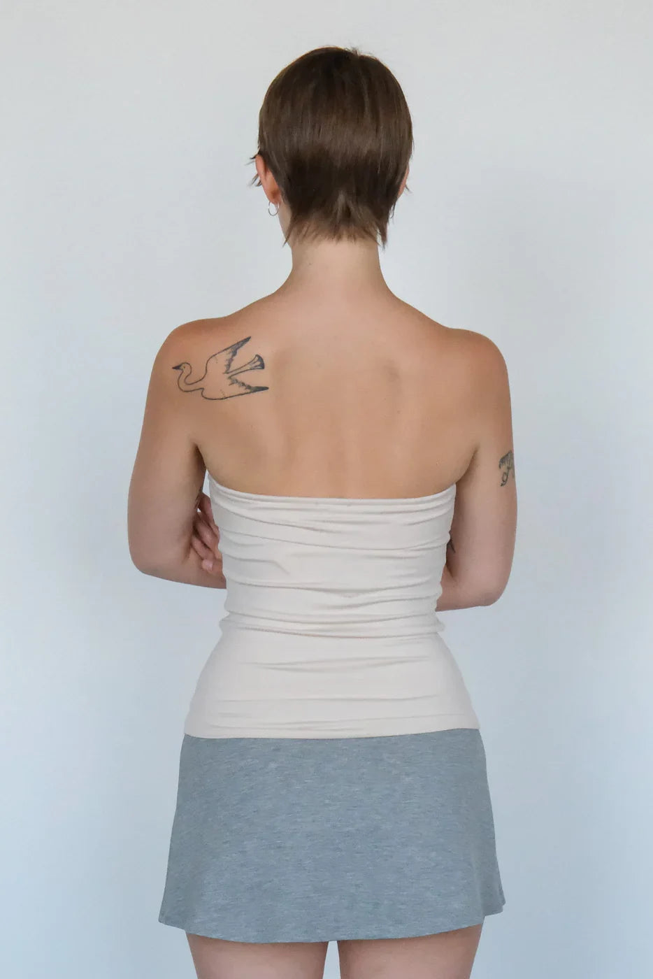 Mila Tube Top Tops Geel