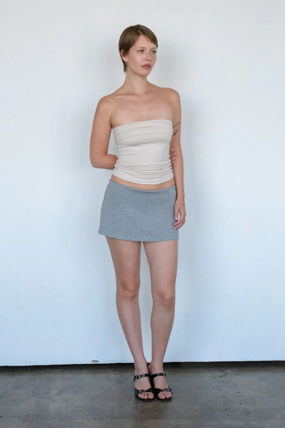 Mila Tube Top Tops Geel