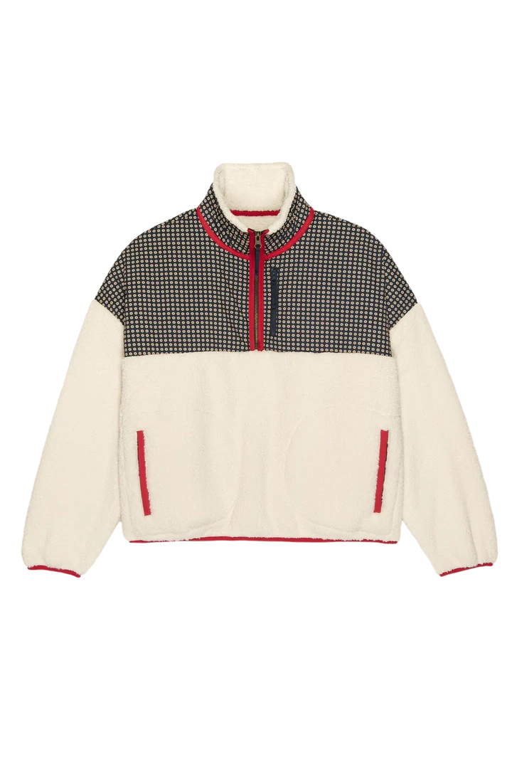 The Print-Mix Plush Terrain Half-Zip Jackets &amp; Coats The Great