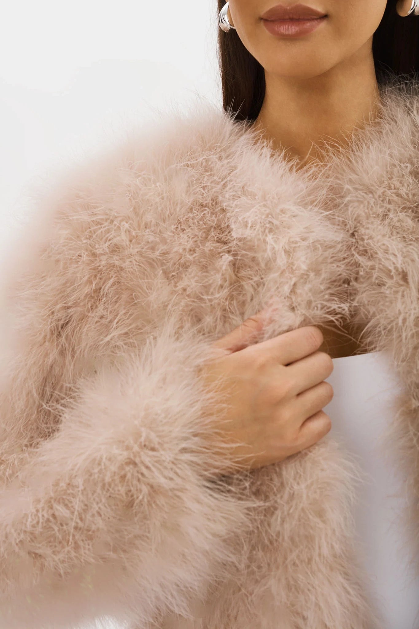 Deora Feather Jacket Jackets &amp; Coats LAMARQUE