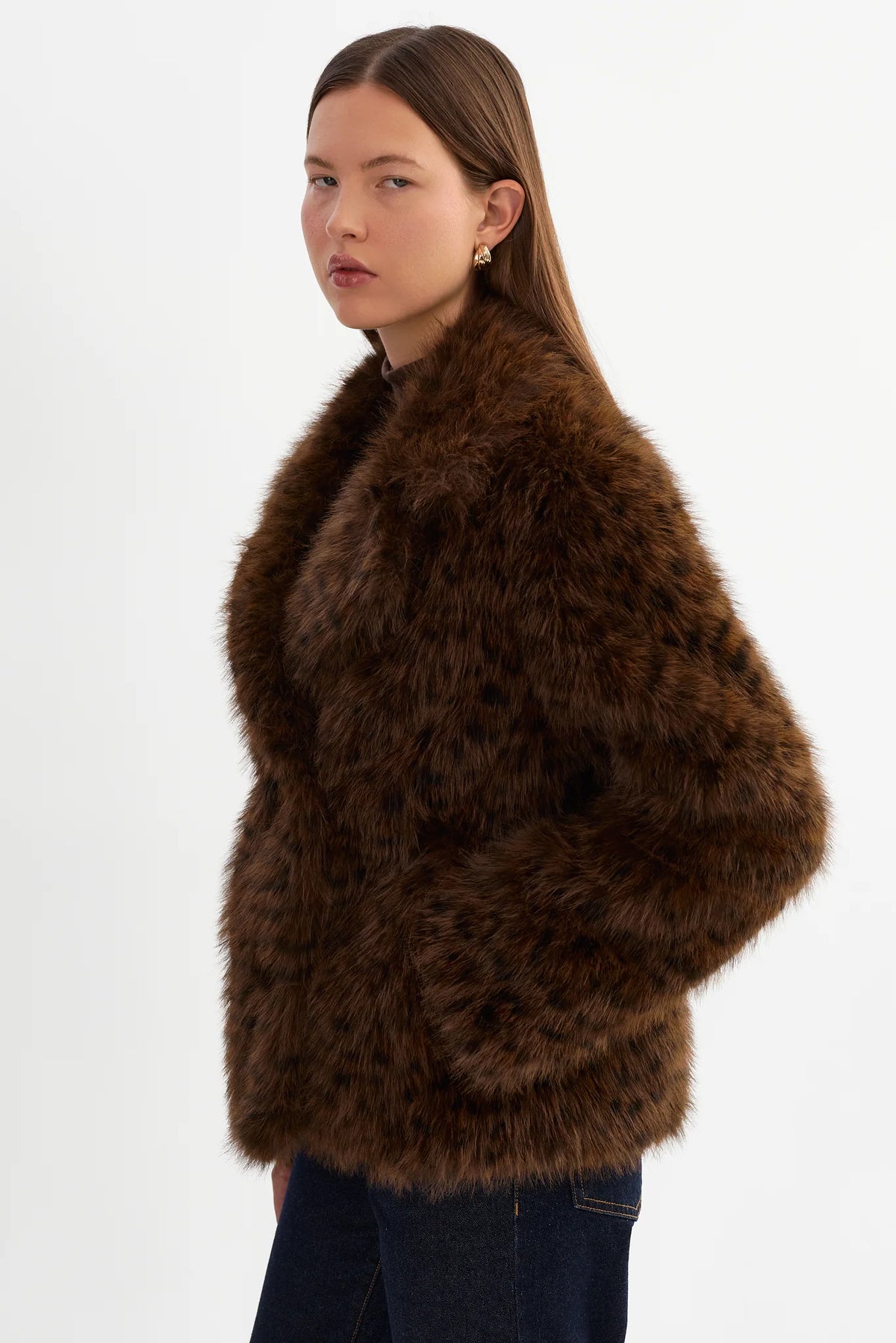Ravenna Faux Fur Coat Jackets &amp; Coats LAMARQUE