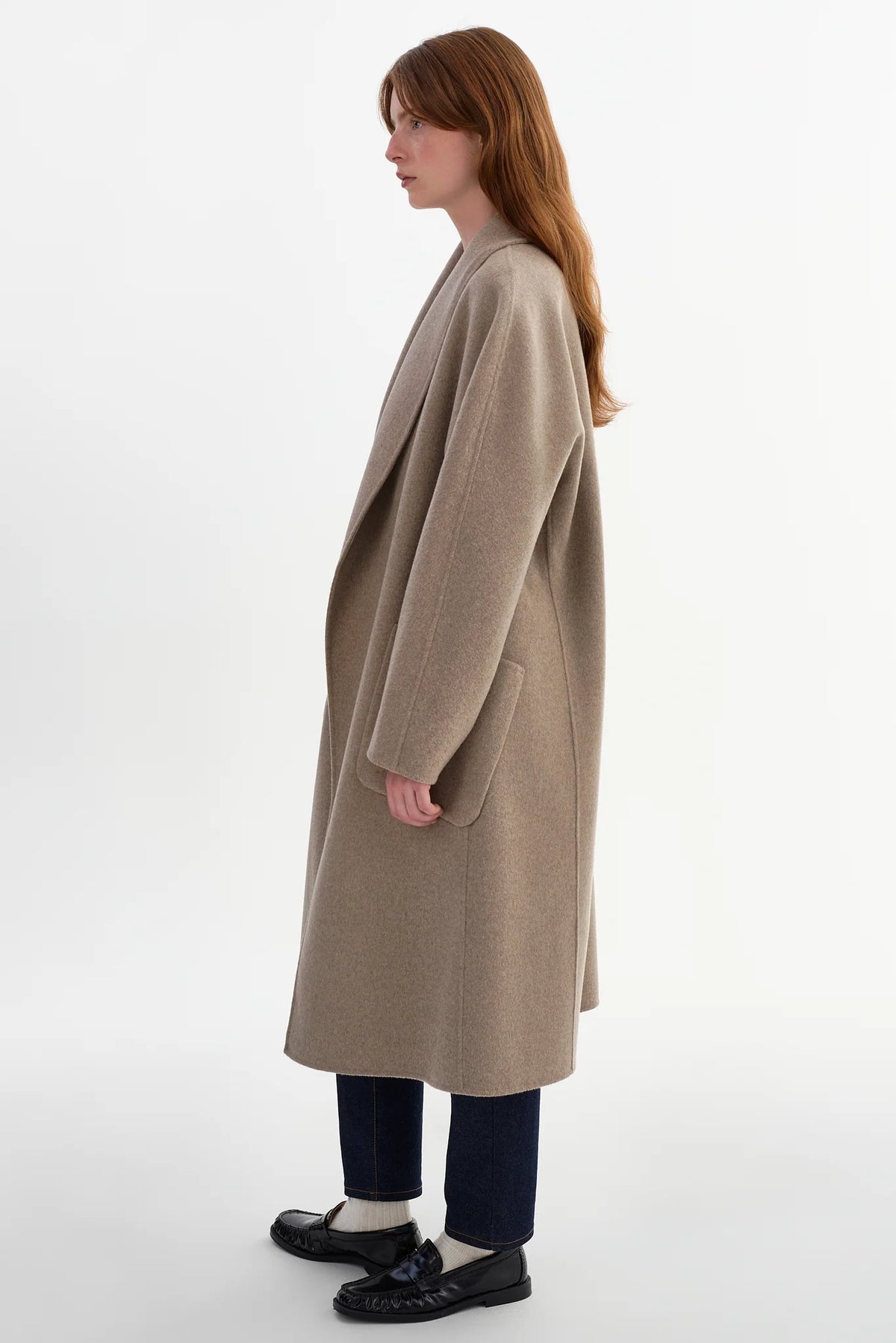 Thara Shawl Collar Wool Coat Jackets &amp; Coats LAMARQUE