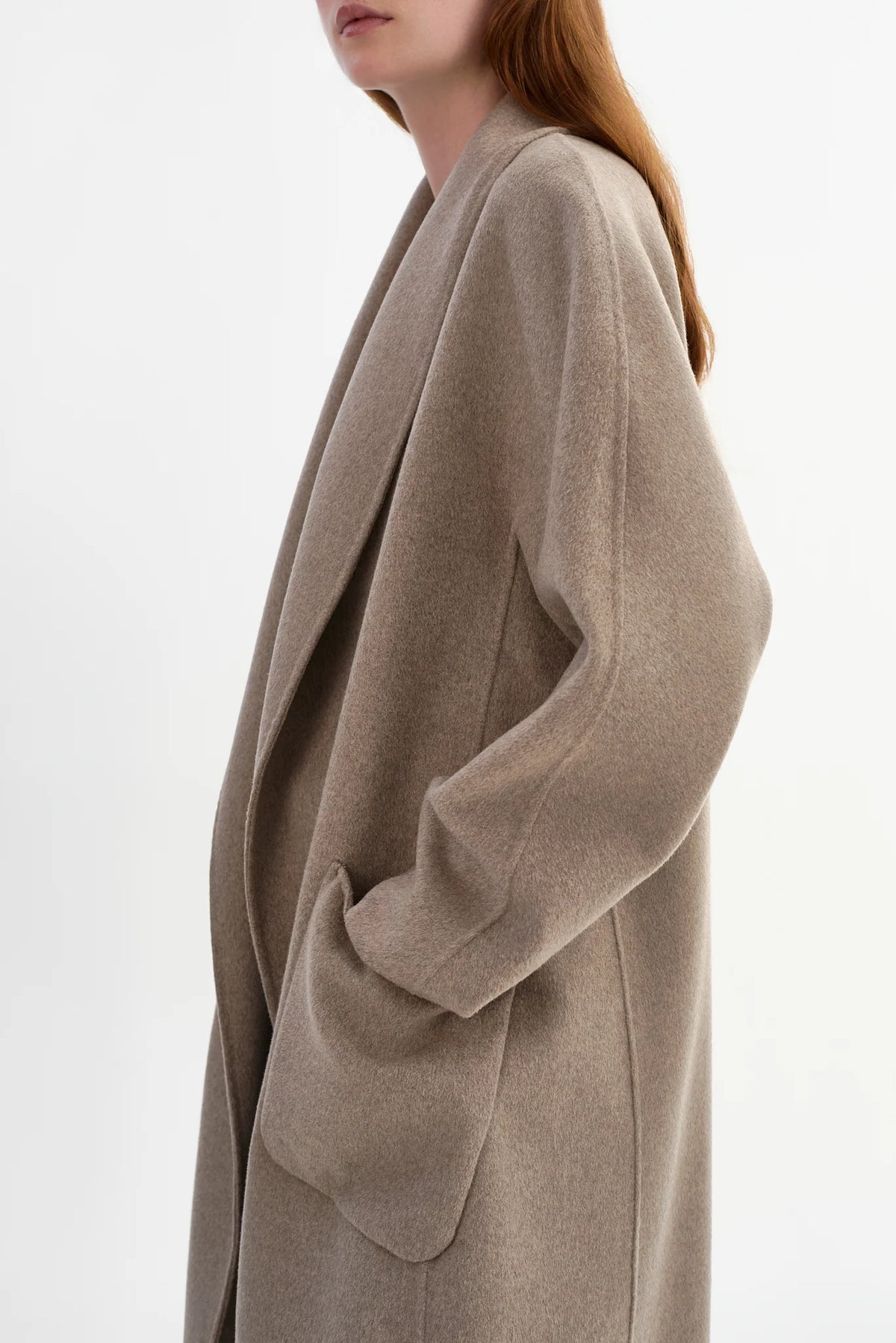 Thara Shawl Collar Wool Coat Jackets &amp; Coats LAMARQUE