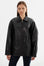 Theia Leather Bomber Jacket Jackets & Coats LAMARQUE