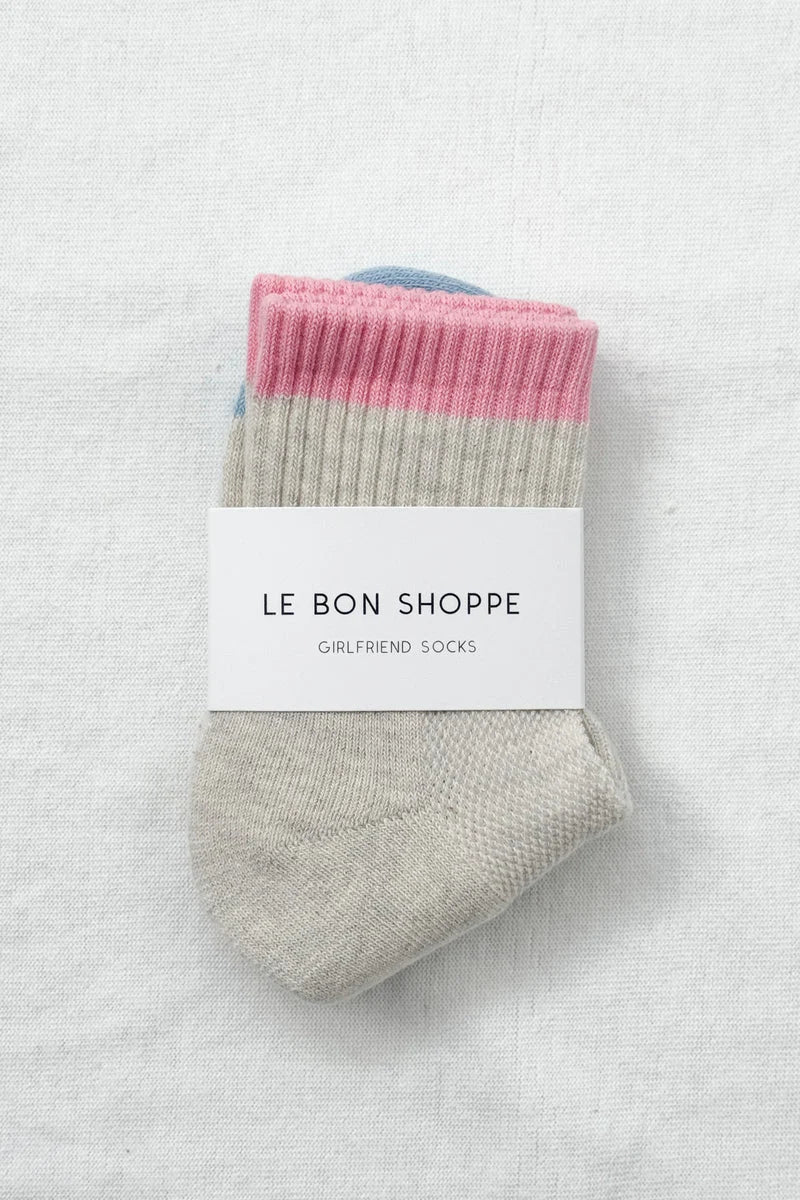 Colour Block Girlfriend Socks Accessories Le Bon Shoppe