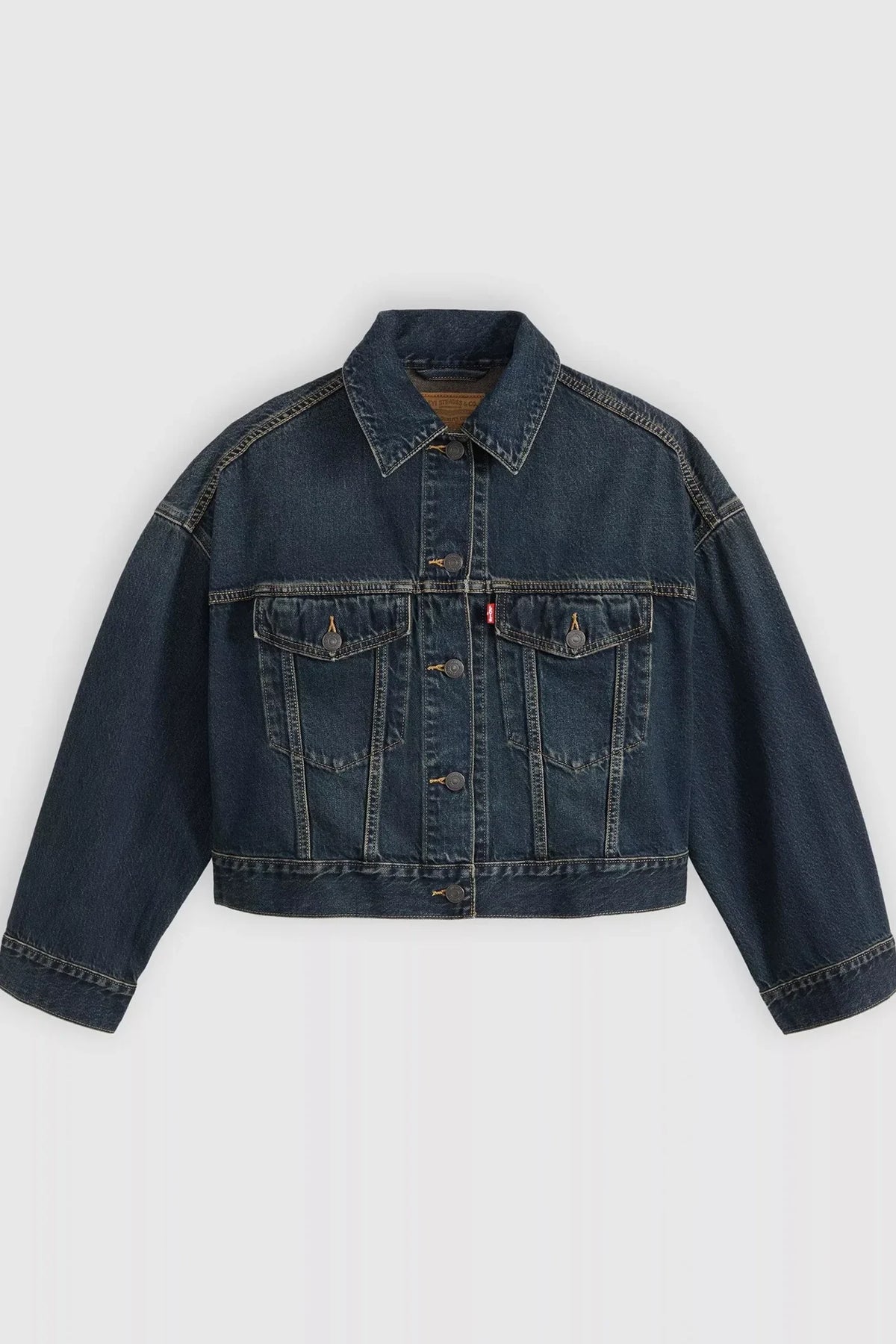 Loose Cropped Trucker Jacket Jackets &amp; Coats Levi's