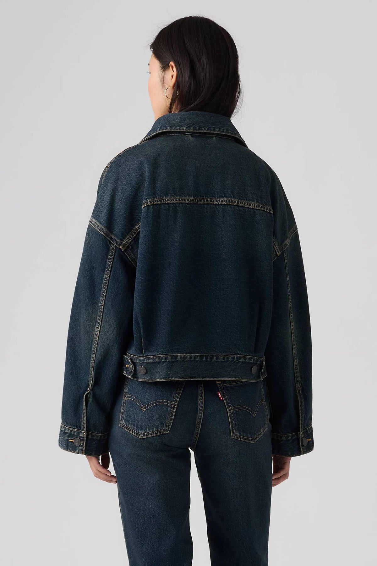 Loose Cropped Trucker Jacket Jackets &amp; Coats Levi's