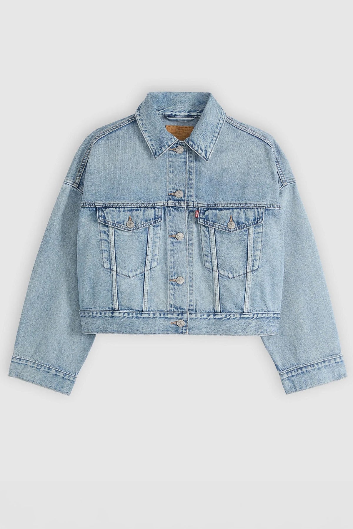 Loose Cropped Trucker Jacket Jackets &amp; Coats Levi's