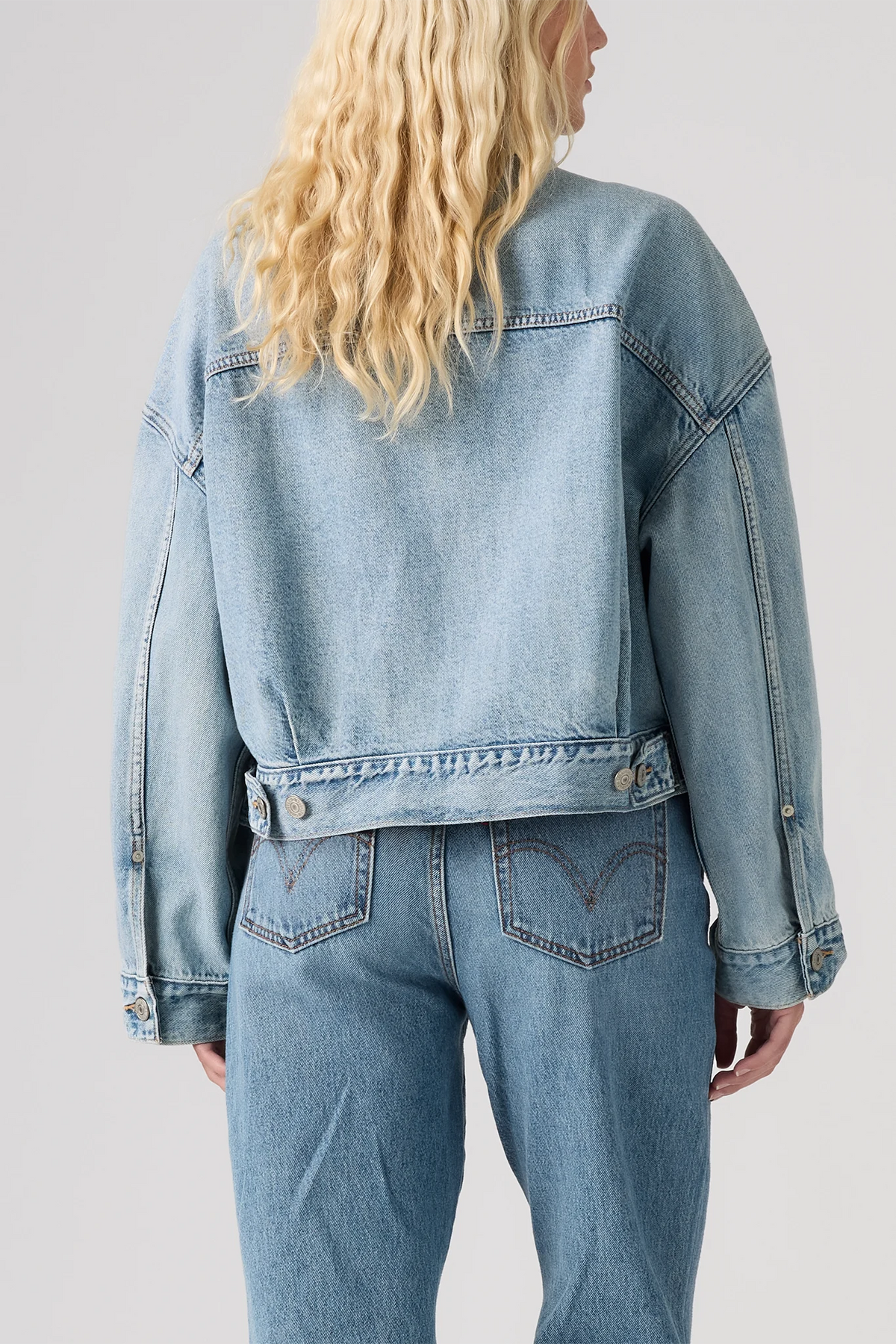 Loose Cropped Trucker Jacket Jackets &amp; Coats Levi's