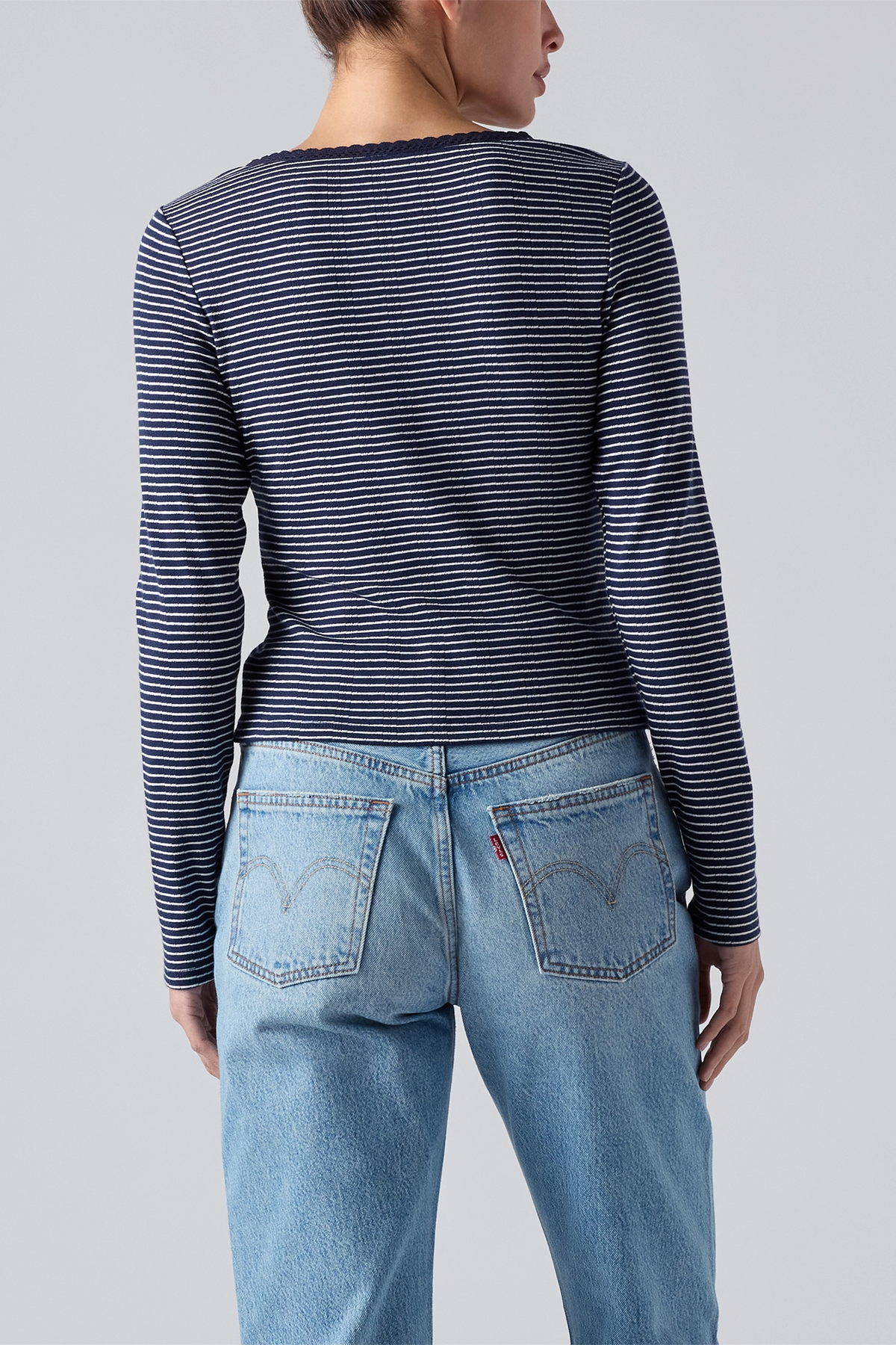 Pointelle Longsleeve Crew T-Shirts &amp; Tanks Levi's