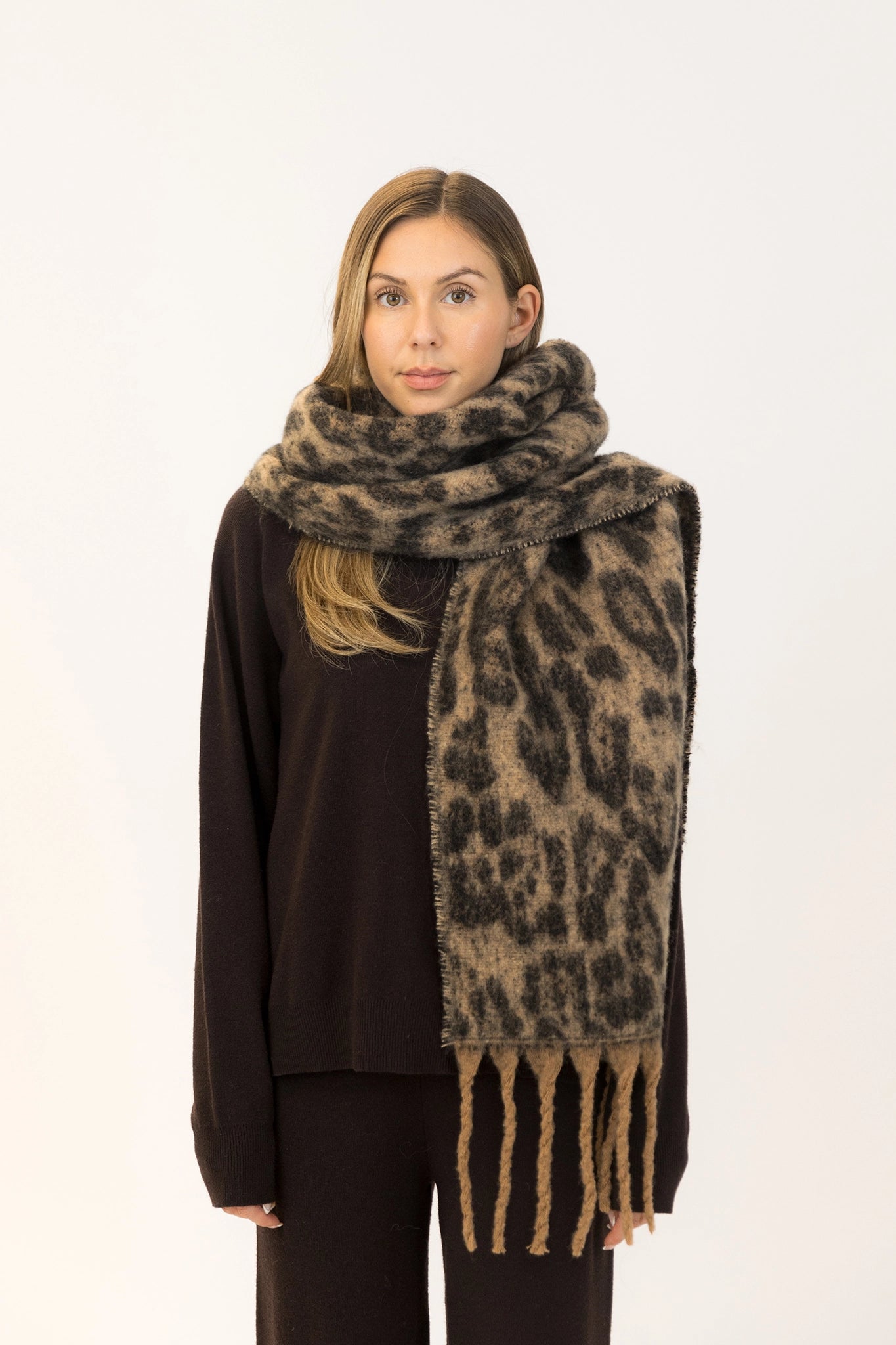 Leopard Scarf Accessories Lyla + Luxe