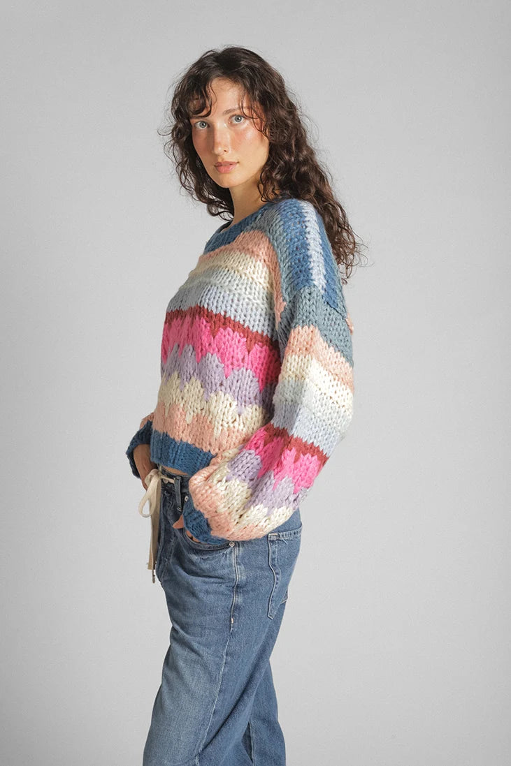 Hannah Handmade Crewneck Pullover Sweaters & Knits Lyla + Luxe