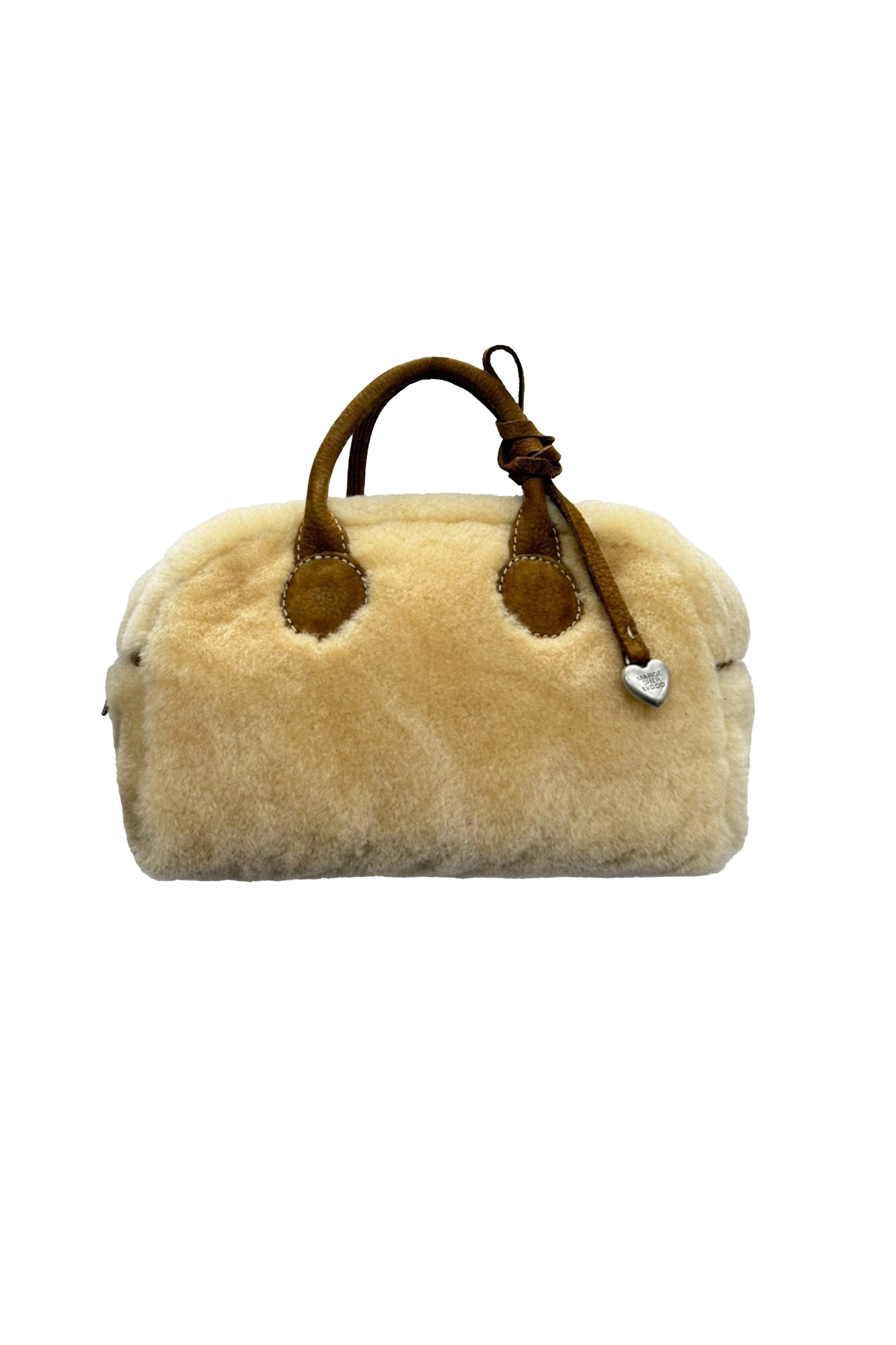 Soft Shearling Bowling Bag Accessories MARGESHERWOOD
