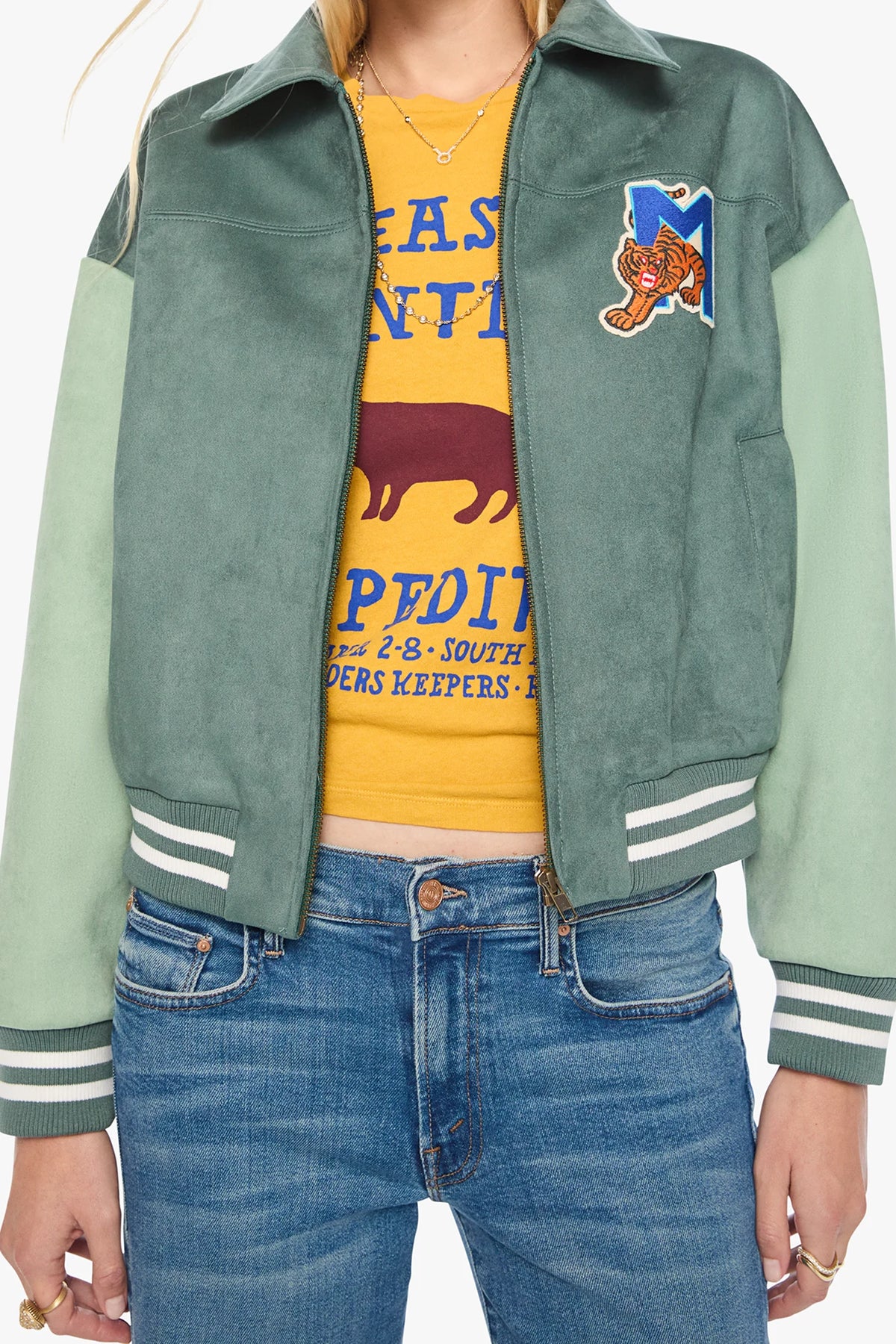 The Oversized Letterman Jackets &amp; Coats Mother