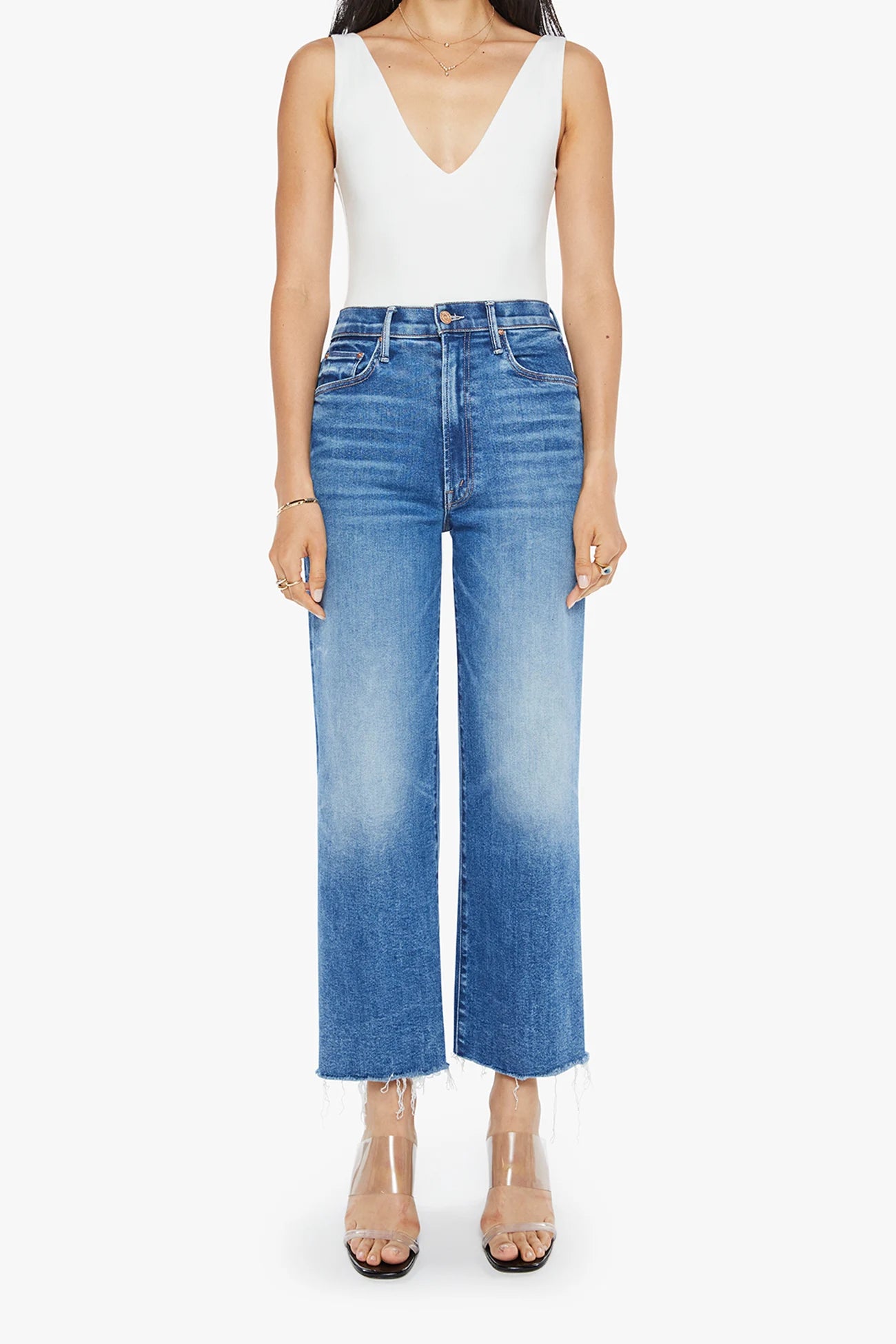 The Maven Ankle Fray Pants MOTHER