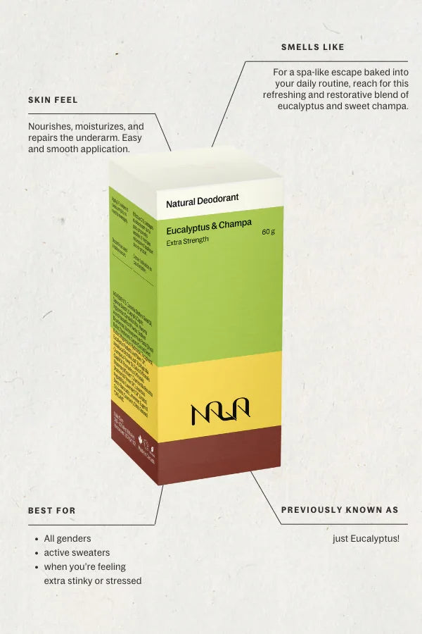 Eucalyptus &amp; Champa Natural Deodorant Accessories Nala