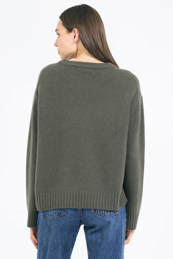 Aster Cashmere Pullover Sweaters &amp; Knits One Grey Day