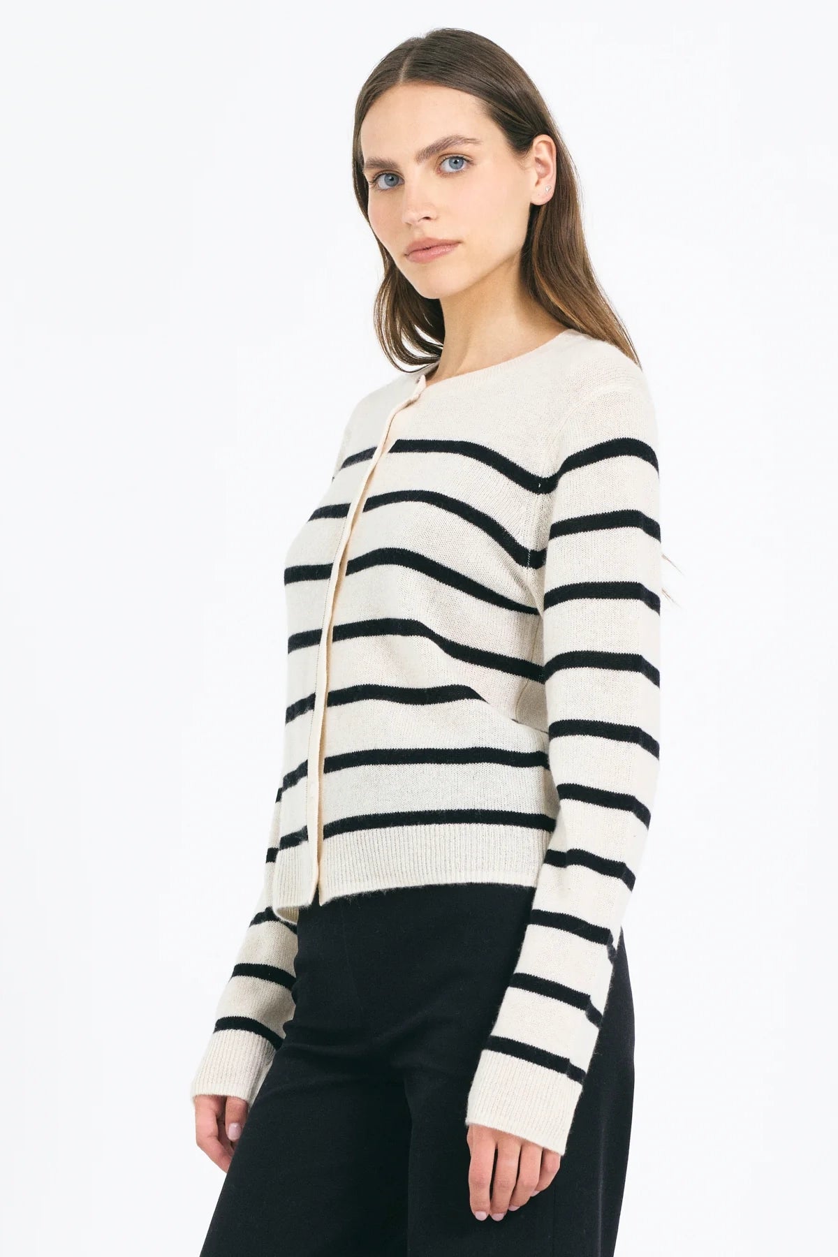 Forbes Cashmere Cardigan Sweaters & Knits One Grey Day