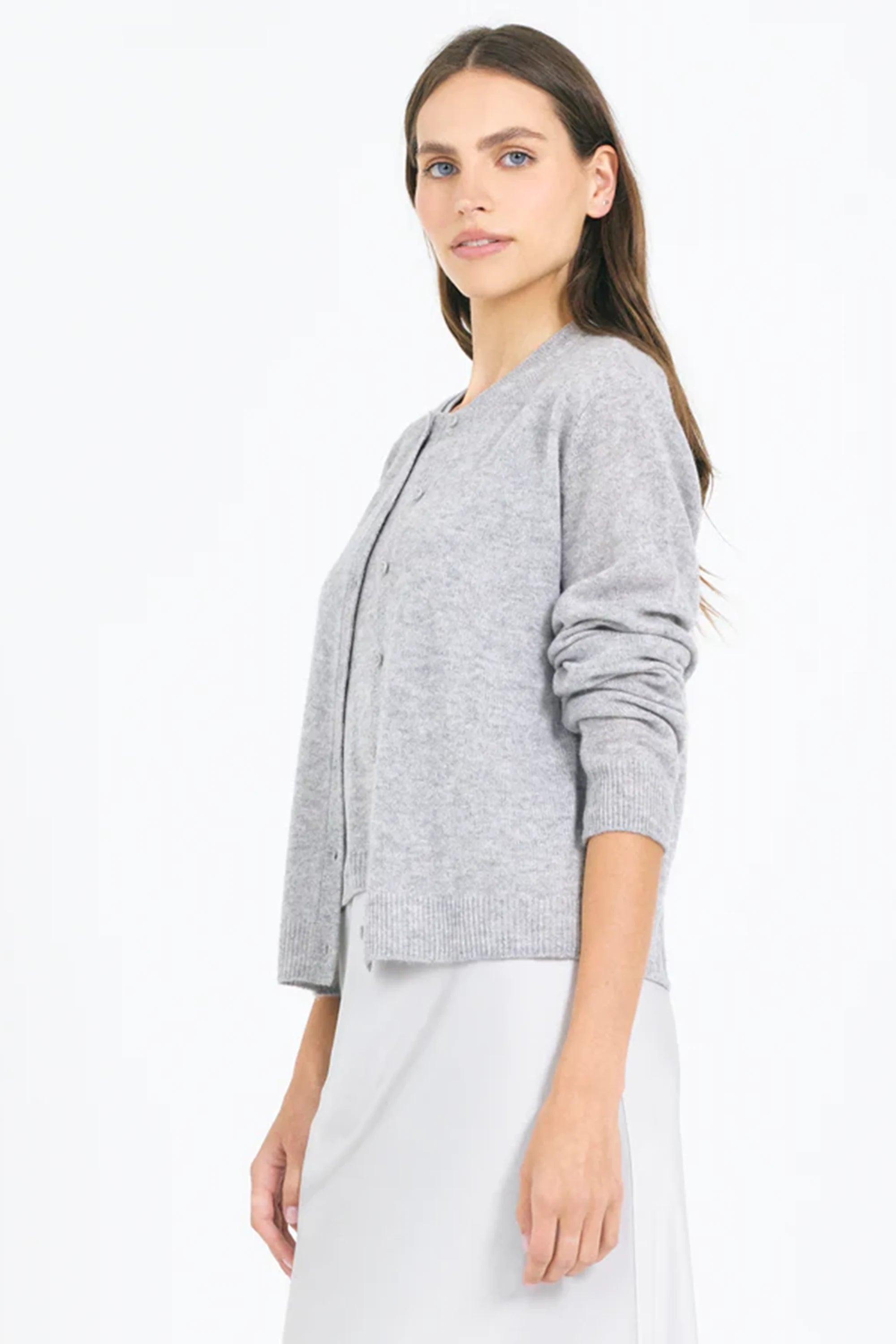 Forbes Cashmere Cardigan Sweaters &amp; Knits One Grey Day