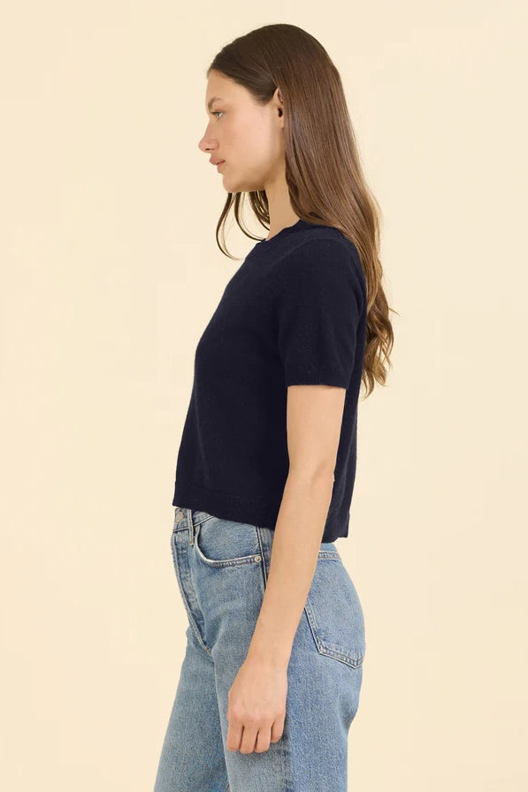 Kadri Cashmere Tee Tops One Grey Day