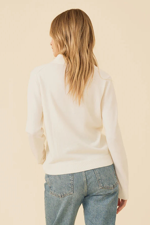 Laguna Merino Polo Tops One Grey Day