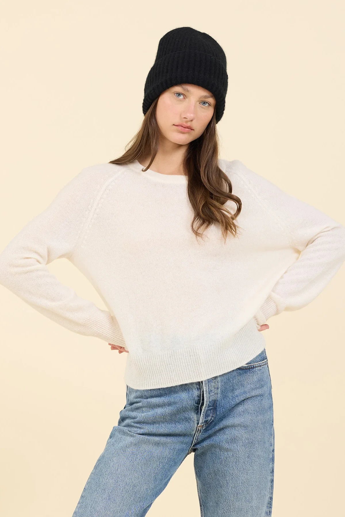 Pacific Cashmere Beanie Accessories One Grey Day