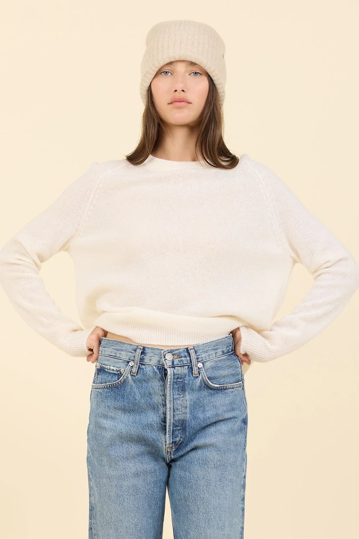 Pacific Cashmere Beanie Accessories One Grey Day