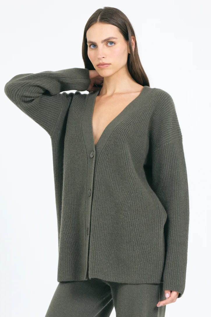 Pacific Cashmere Cardigan Sweaters & Knits One Grey Day