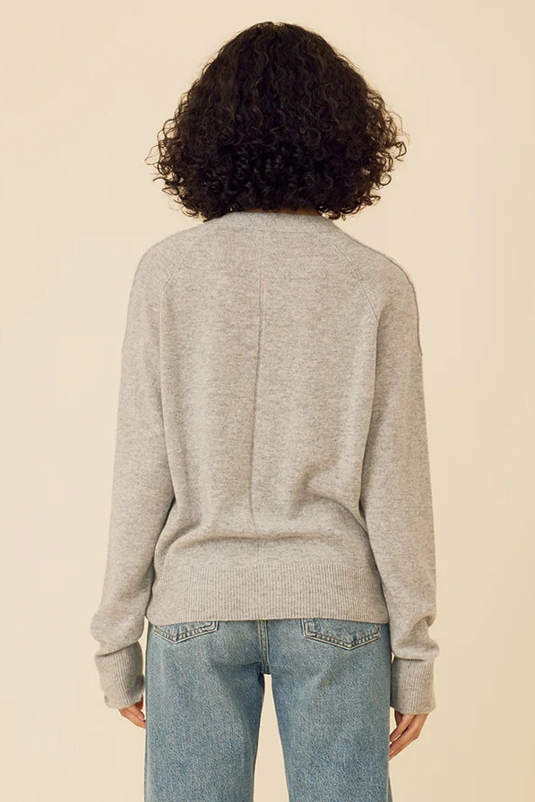 Sloane Cashmere Cardigan Sweaters &amp; Knits One Grey Day