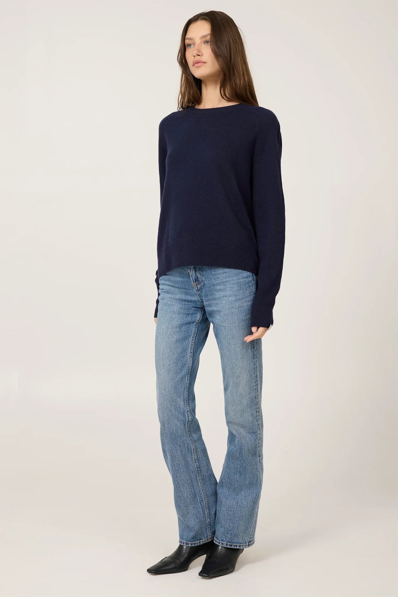 Sloane Cashmere Pullover Sweaters &amp; Knits One Grey Day