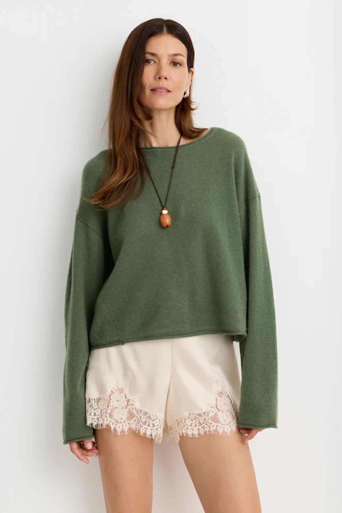Isola Cashmere Pullover Sweaters &amp; Knits One Grey Day