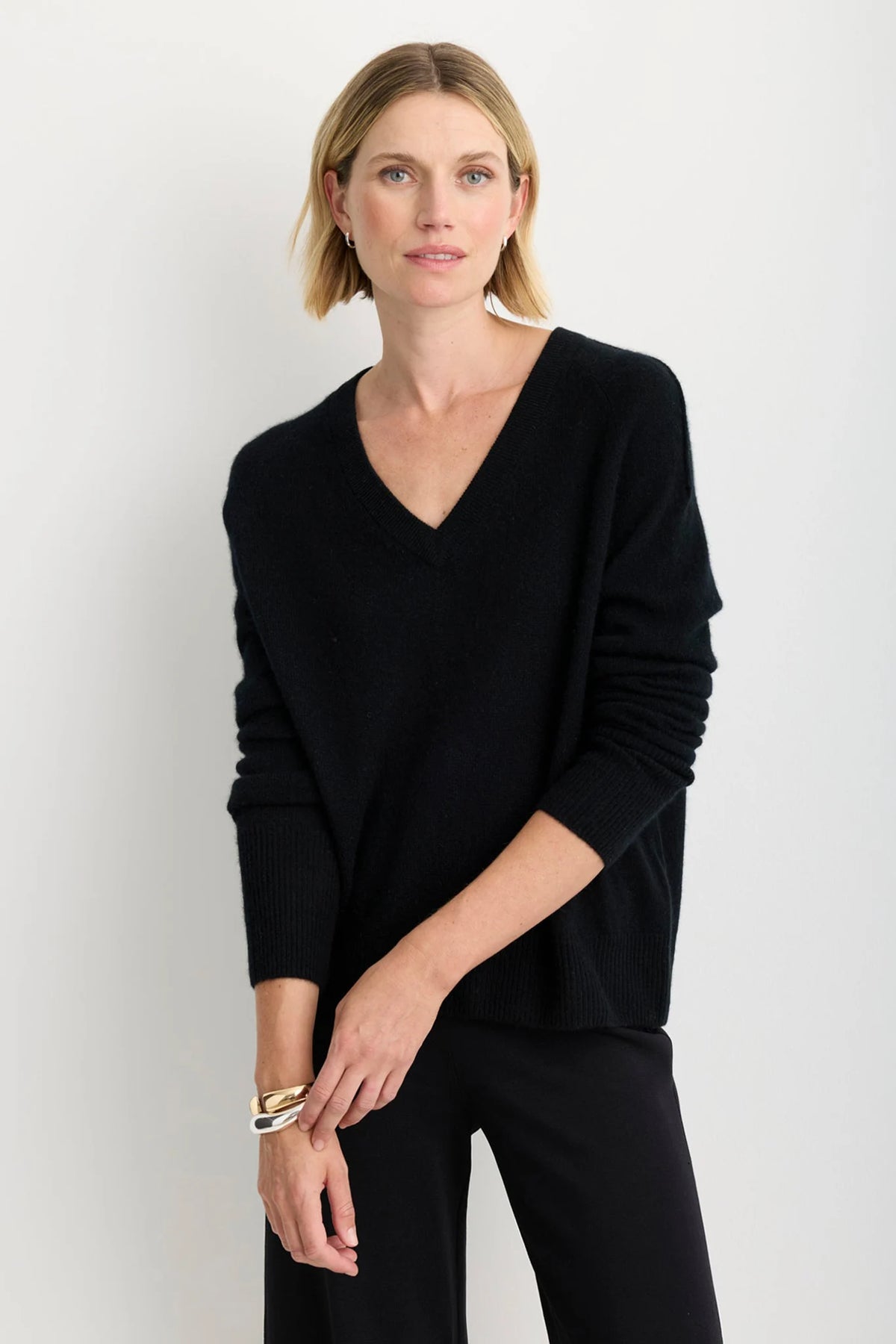 Sloane Cashmere Cardigan Sweaters &amp; Knits One Grey Day