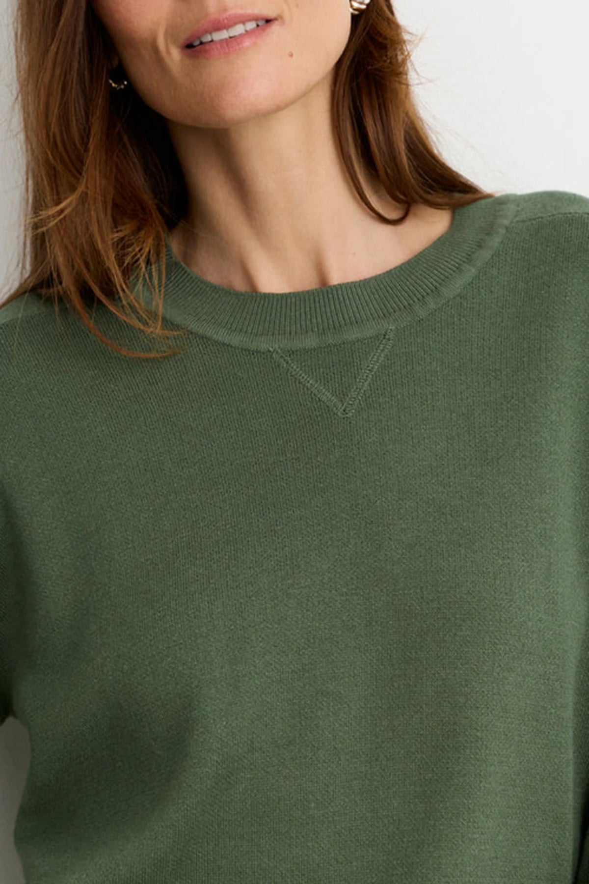 Warwick Cotton Crew Sweaters &amp; Knits One Grey Day