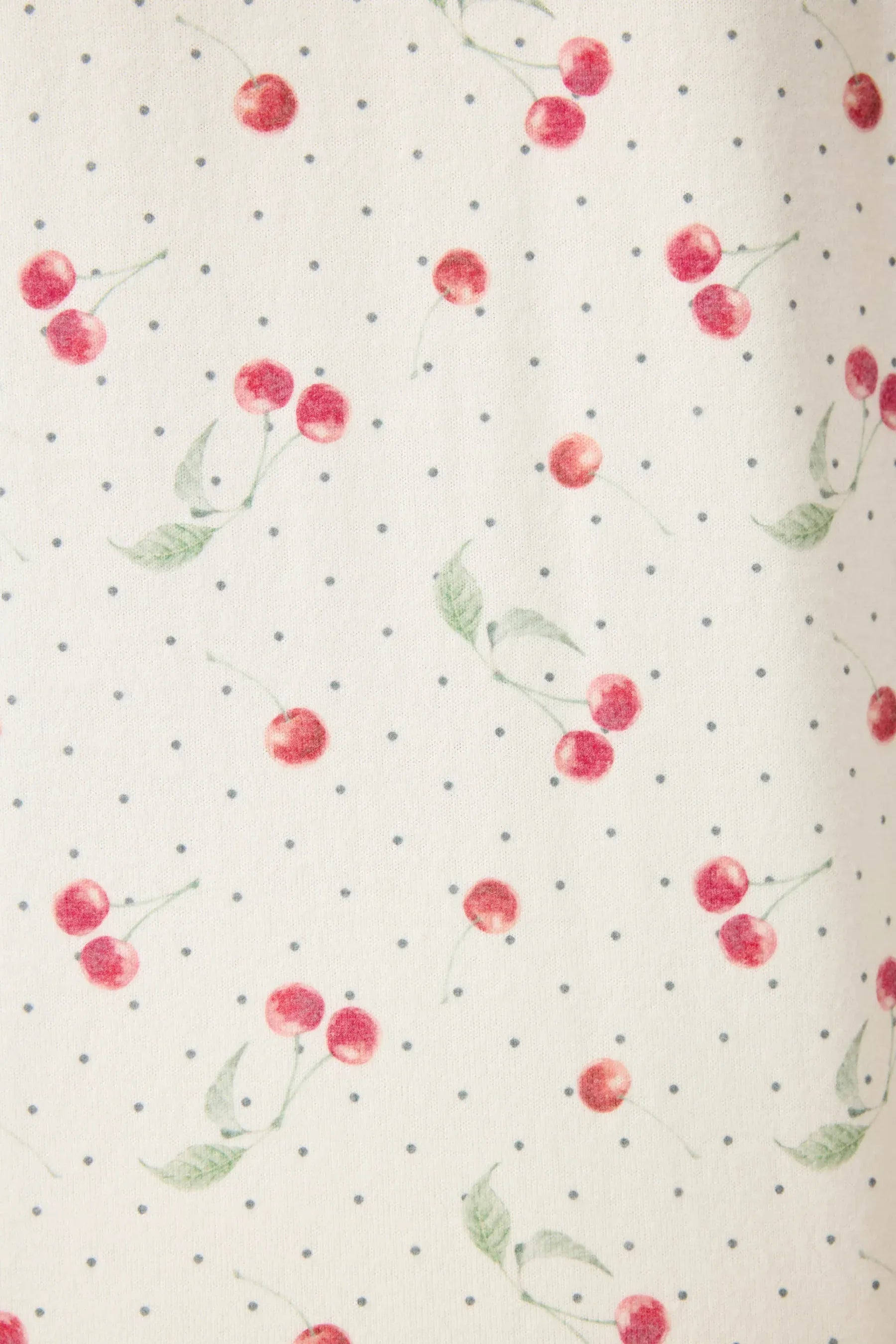Cherry Print Peachy PJ Set Sleepwear P.J. Salvage