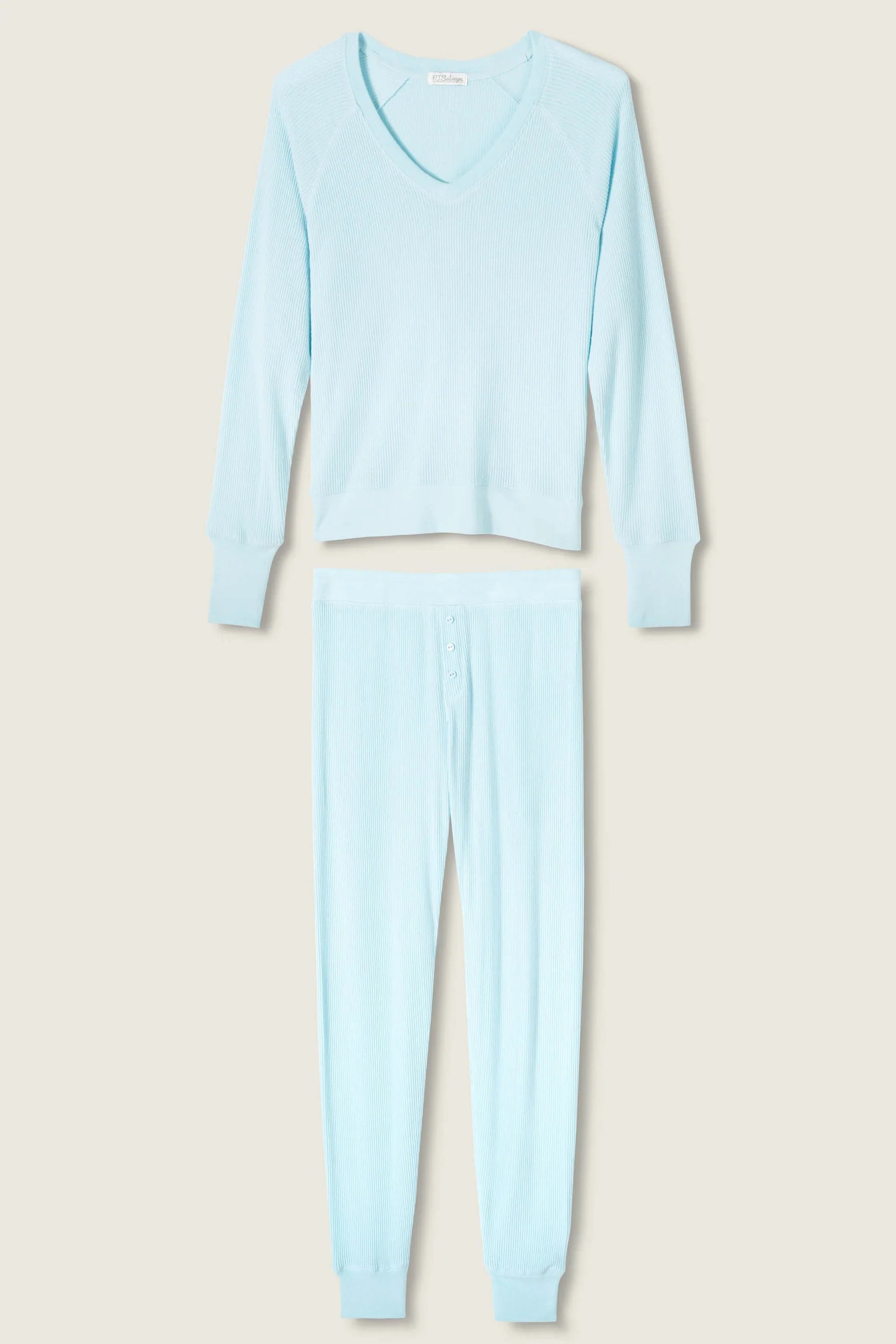 Textured Essentials Long Sleeve Top Loungewear P.J. Salvage