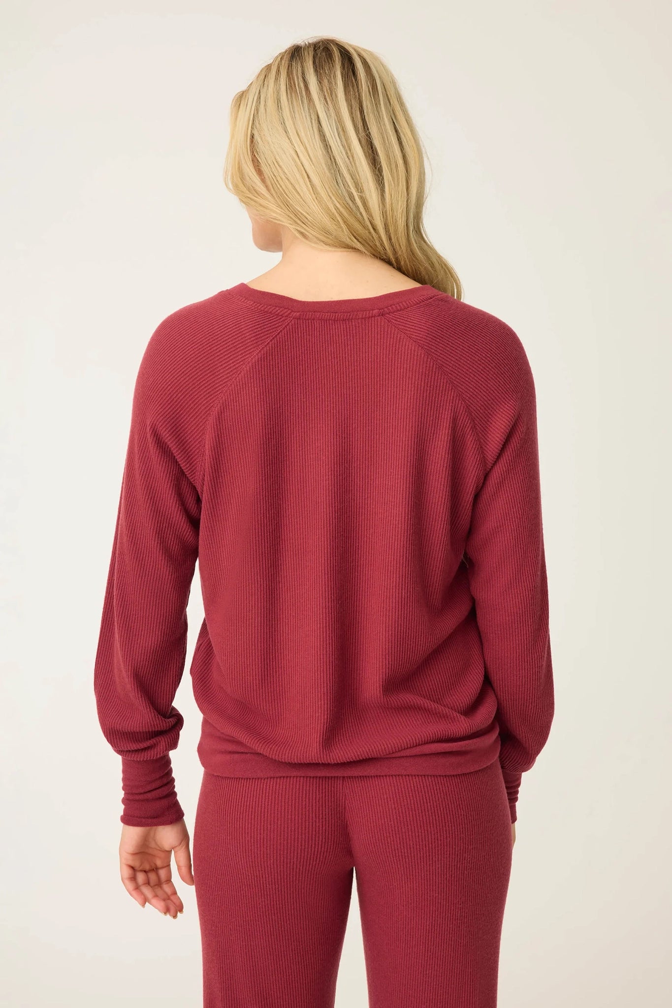 Textured Essentials Long Sleeve Top Sleepwear P.J. Salvage
