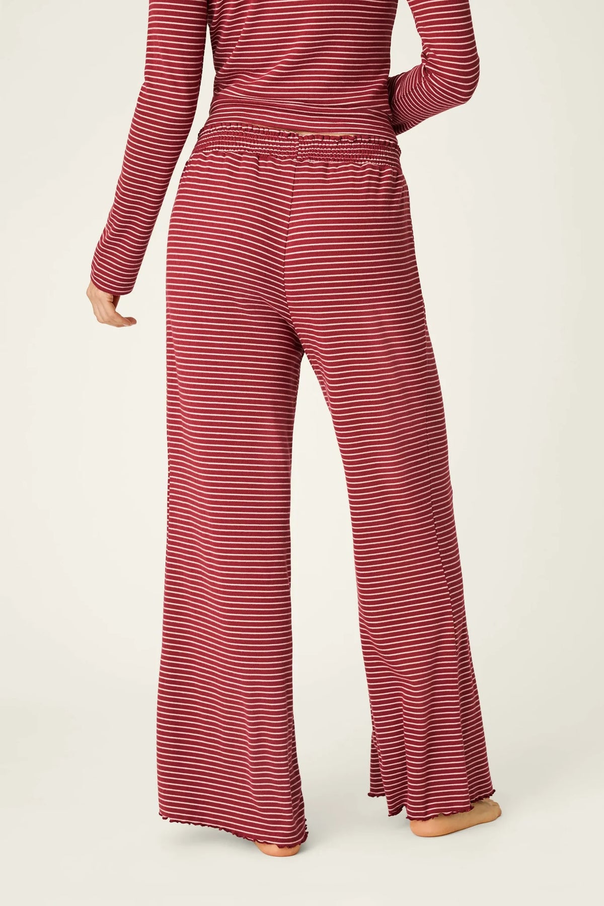 Pretty Stripes Pointelle Pajama Pants Loungewear P.J. Salvage