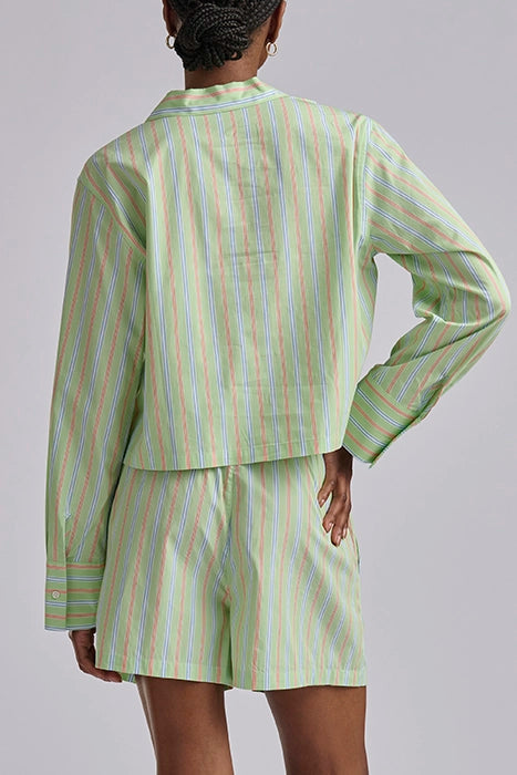 Crop Long Sleeve Short PJ Set Sleepwear Polo Ralph Lauren