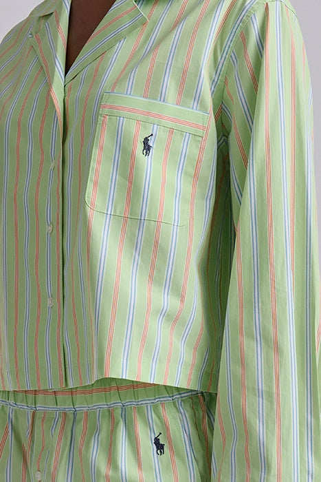Crop Long Sleeve Short PJ Set Sleepwear Polo Ralph Lauren