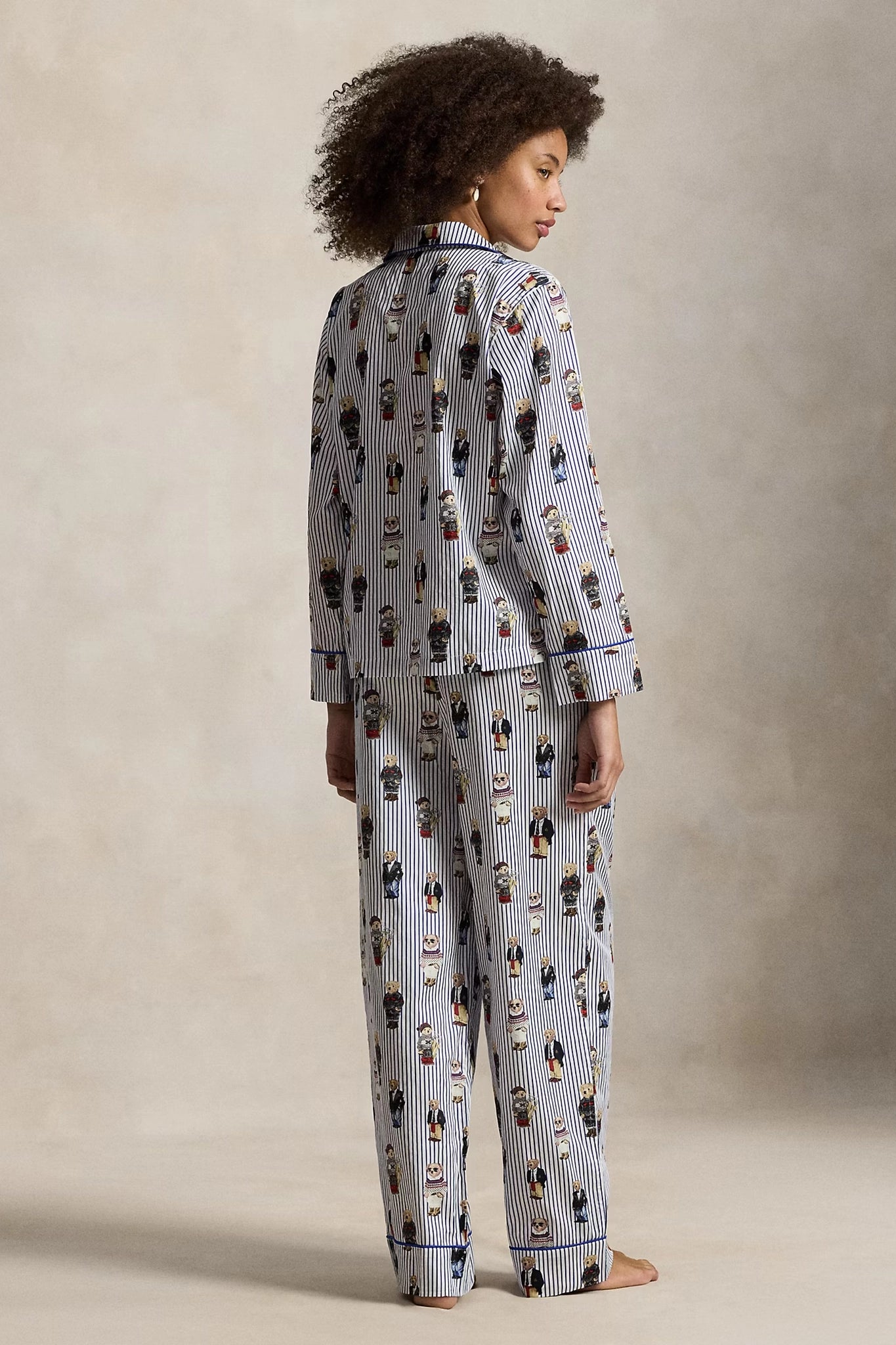 Polo Bear Cotton Sateen Pajama Set Sleepwear Polo Ralph Lauren