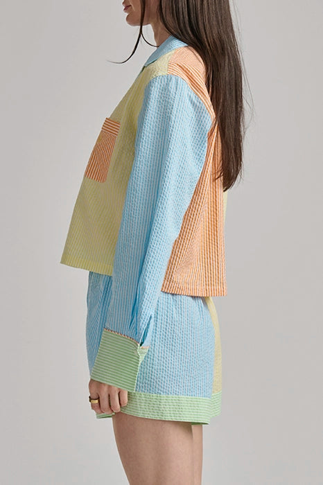 Striped Seersucker Shirt &amp; Boxer PJ Set Sleepwear Polo Ralph Lauren