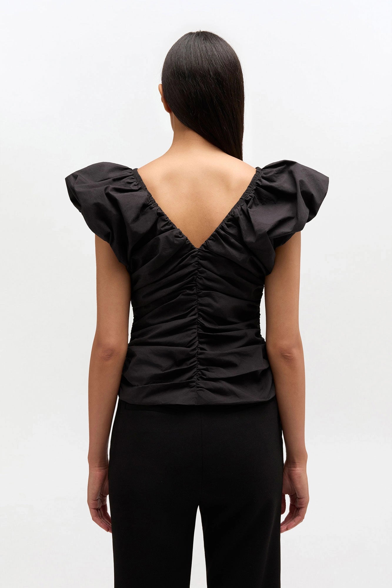 Ruched Top Tops Ganni