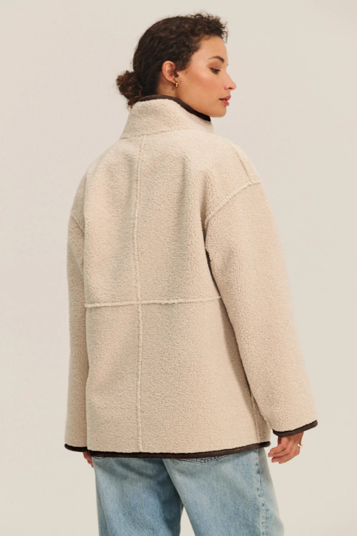 Shona Sherpa Reversible Jacket Jackets &amp; Coats Velvet by Graham &amp; Spencer