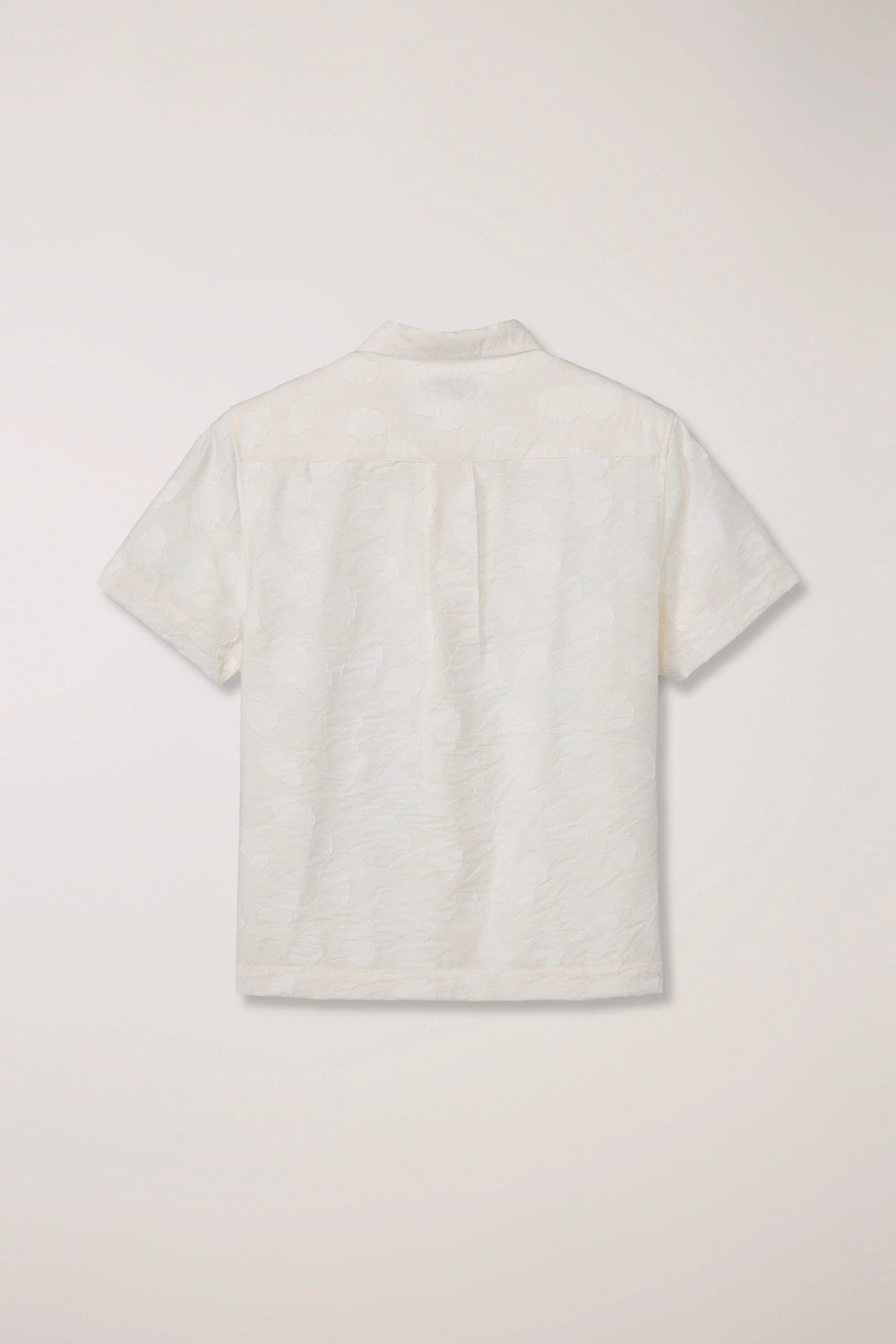 Short Sleeve Jacquard Shirt Shirts &amp; Tops Dunst