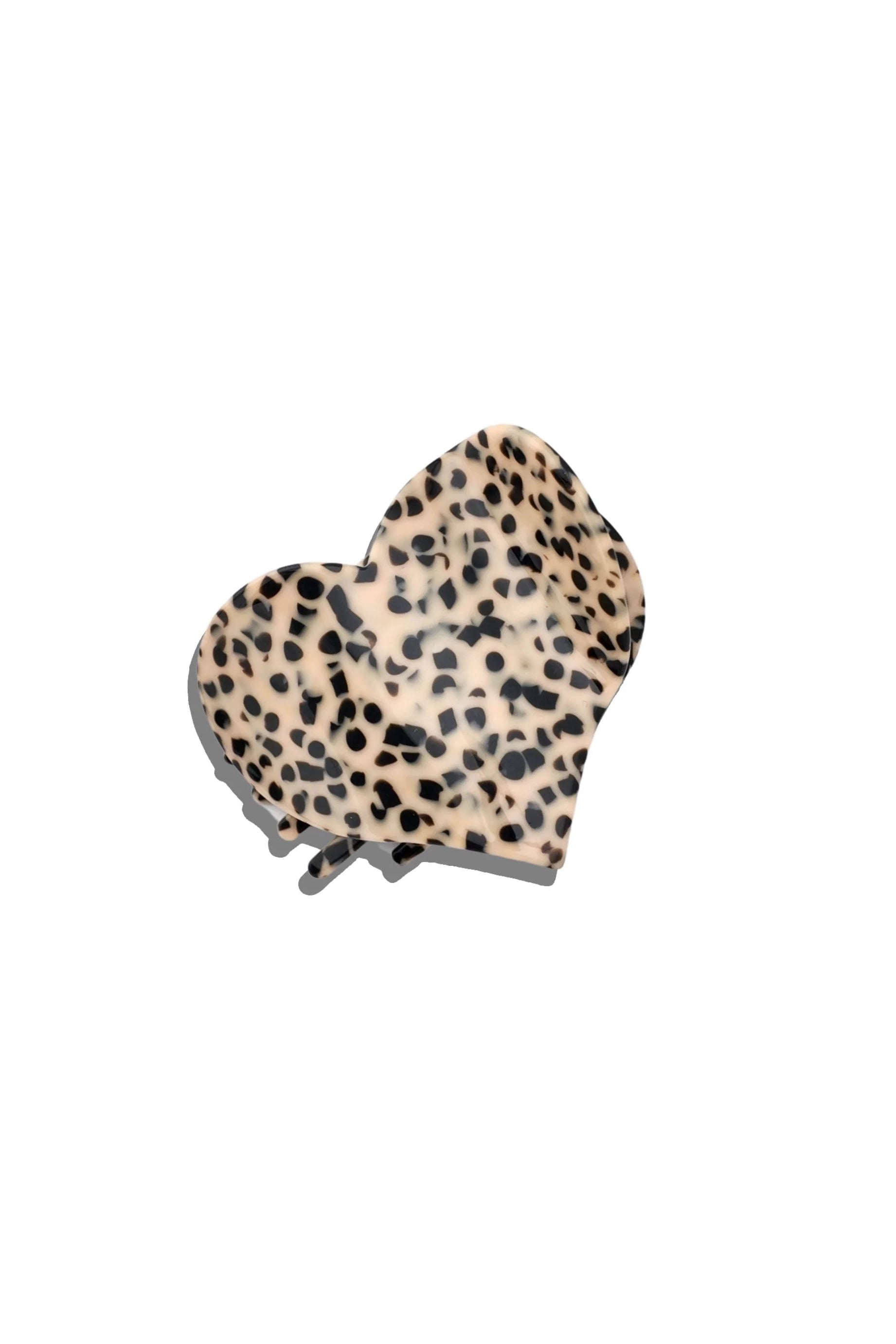 Handmade Heart Lay Down Claw Clip Accessories Solar Eclipse