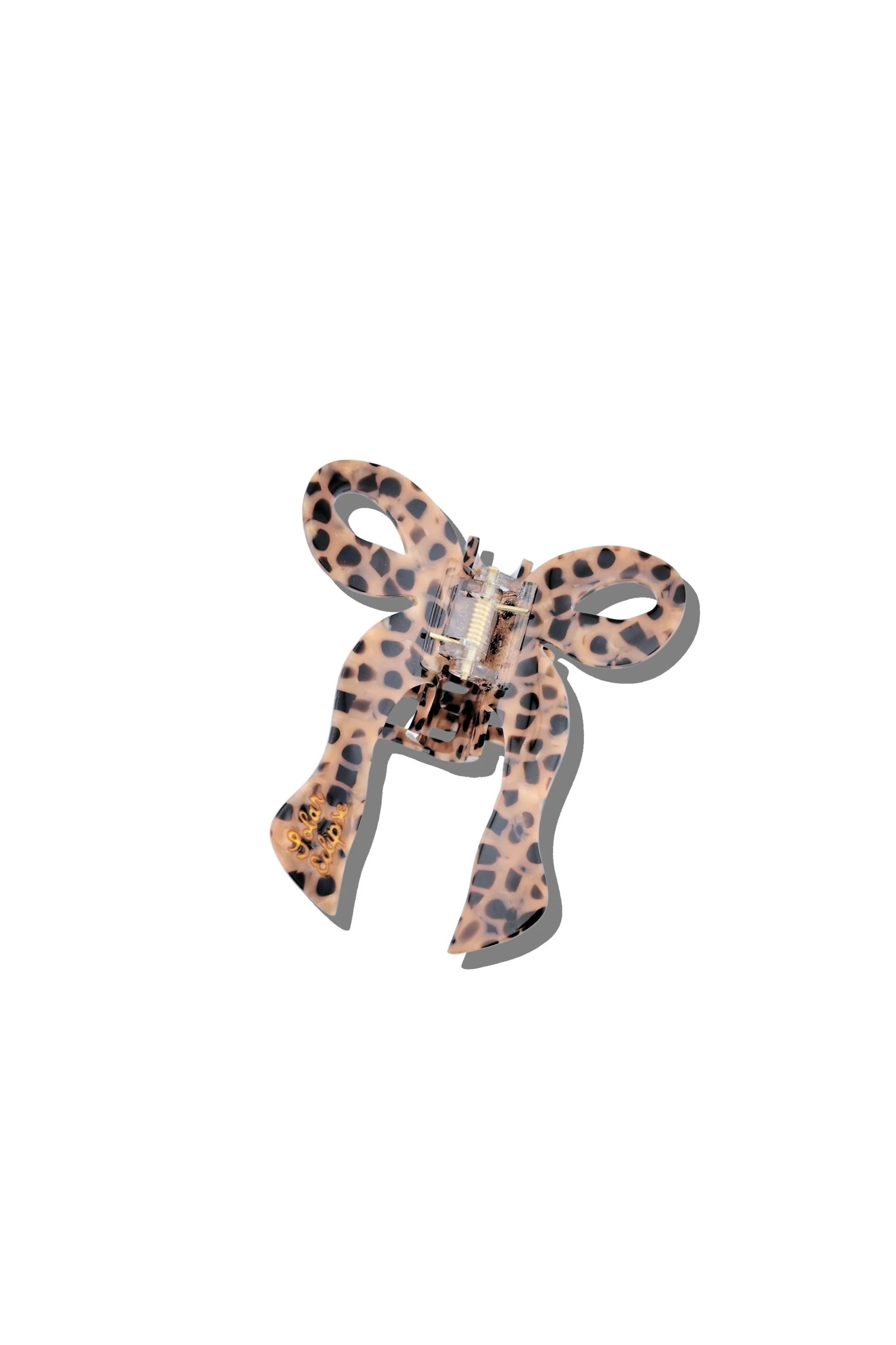 Hand-painted Coquette Bow Claw Hair Clip Accessories Solar Eclipse